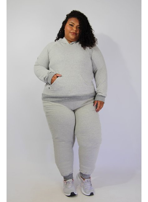 Conjunto Moletom Feminino Plus Size